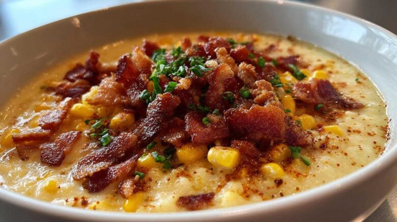 Creamy Corn & Bacon Chowder