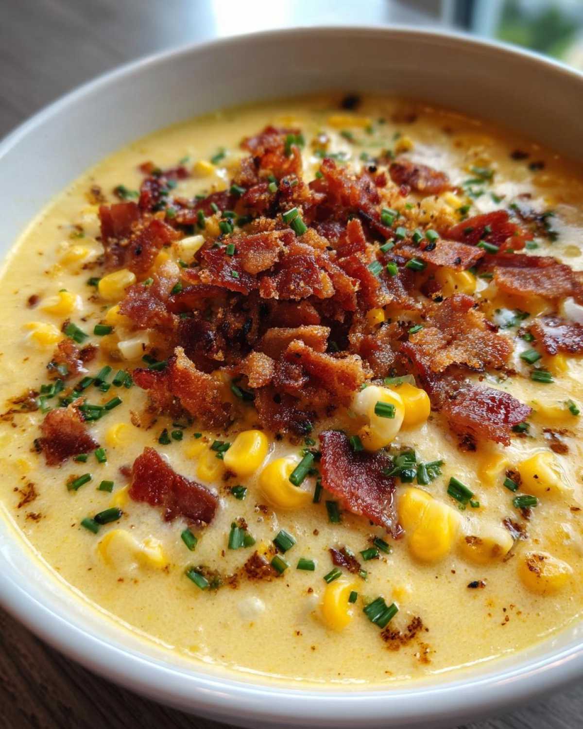 Creamy Corn & Bacon Chowder - detail 2