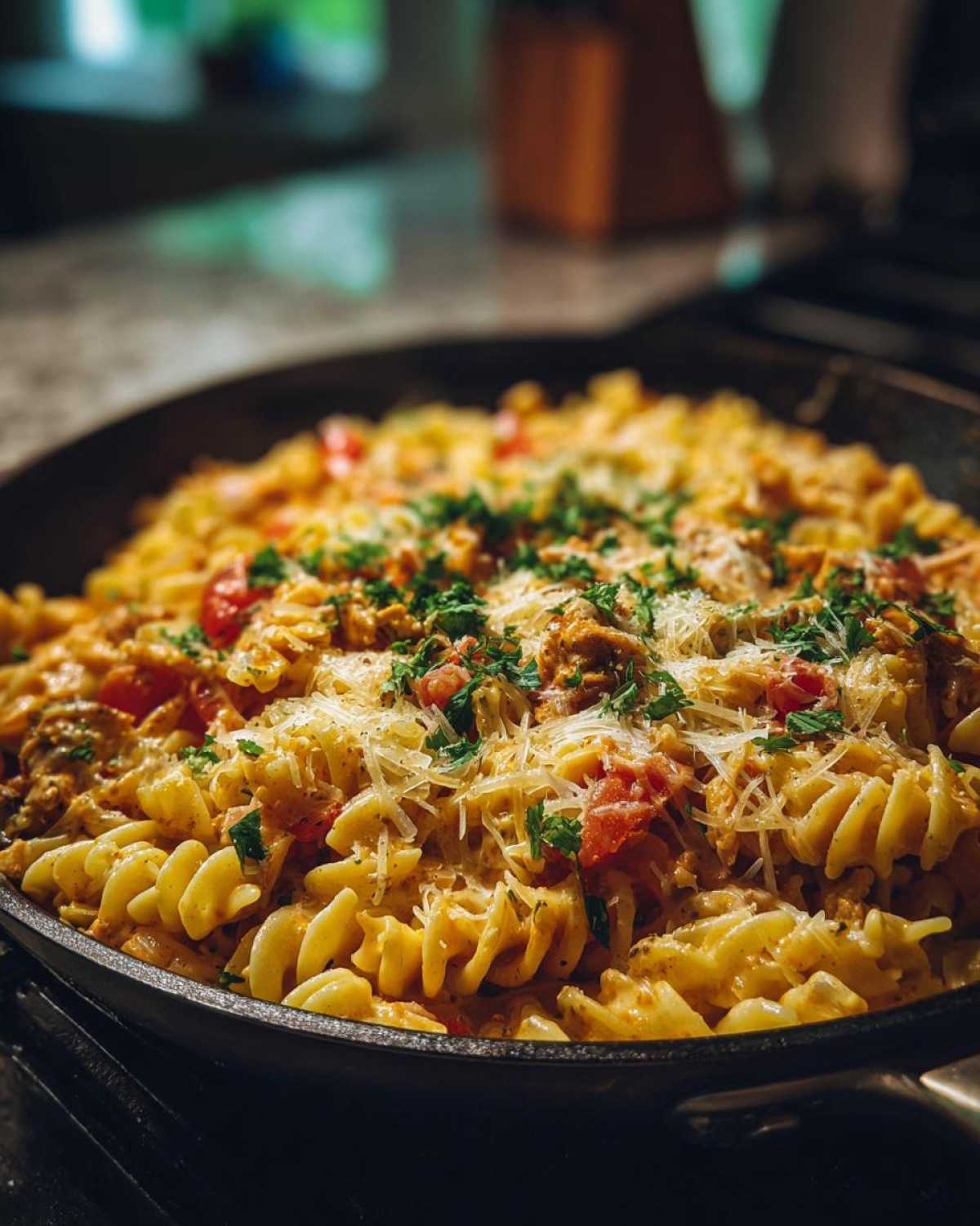 Creamy Taco Pasta Skillet - detail 3
