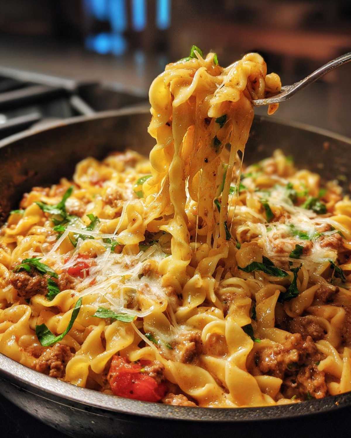 Creamy Taco Pasta Skillet - detail 4