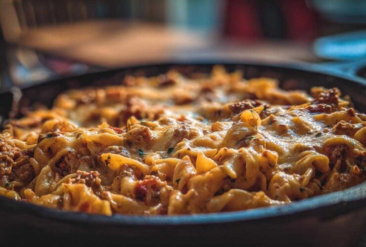 Creamy Taco Pasta Skillet