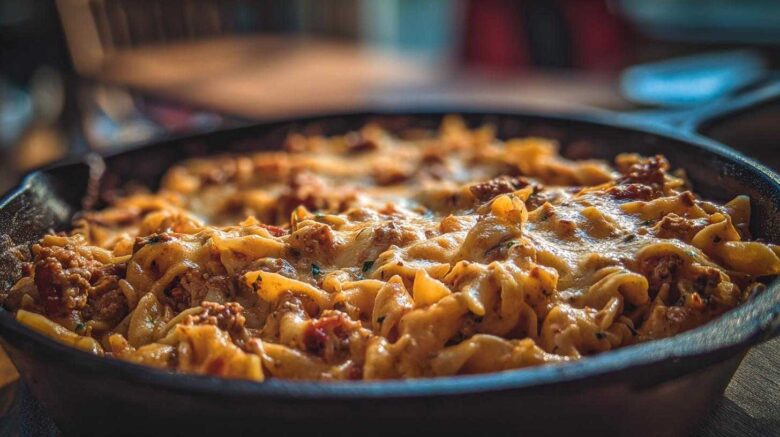 Creamy Taco Pasta Skillet