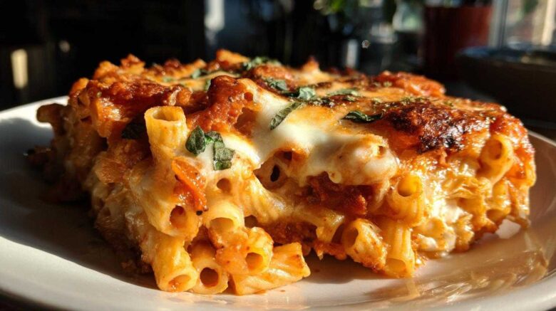 Creamy Tomato & Basil Pasta Bake