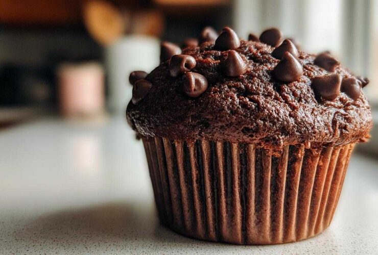 Double chocolate chip muffins