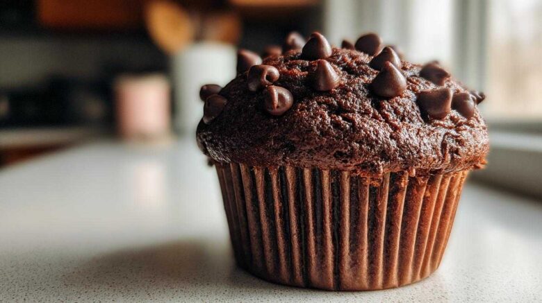 Double chocolate chip muffins