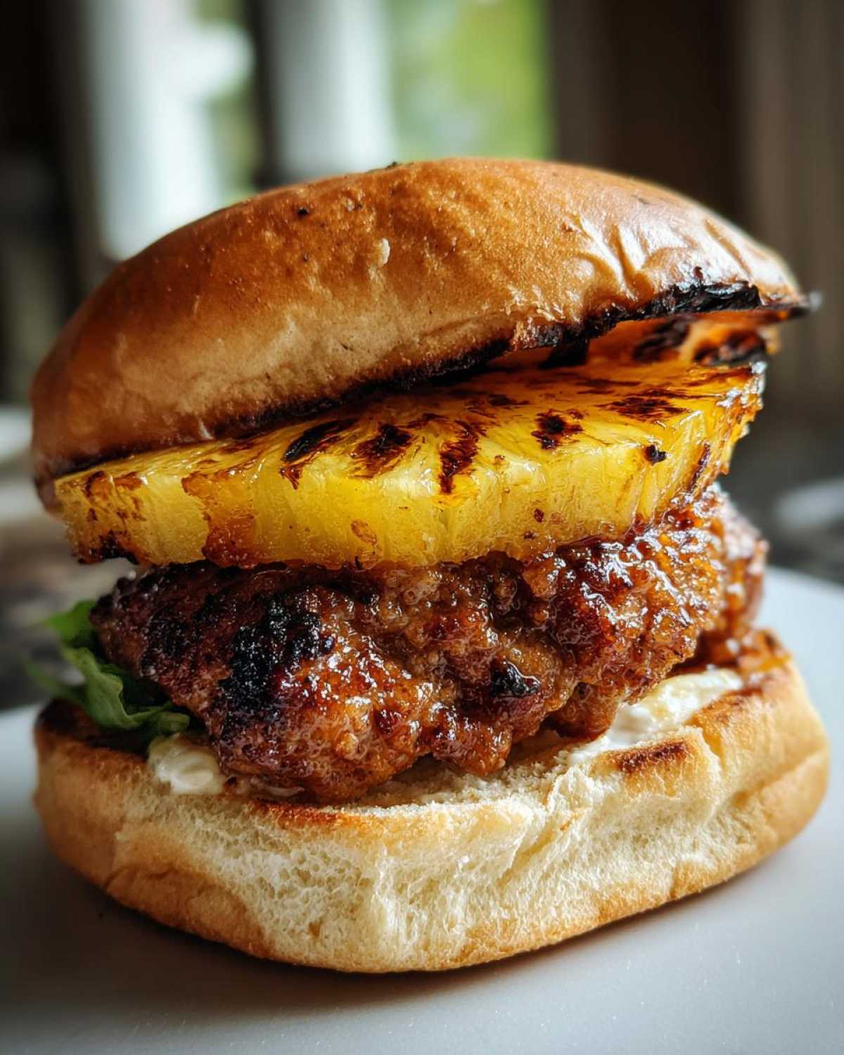 Flame-Kissed Teriyaki Burgers (Hawaiian) - detail 1