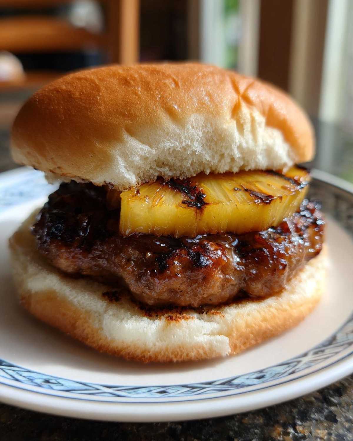 Flame-Kissed Teriyaki Burgers (Hawaiian) - detail 2