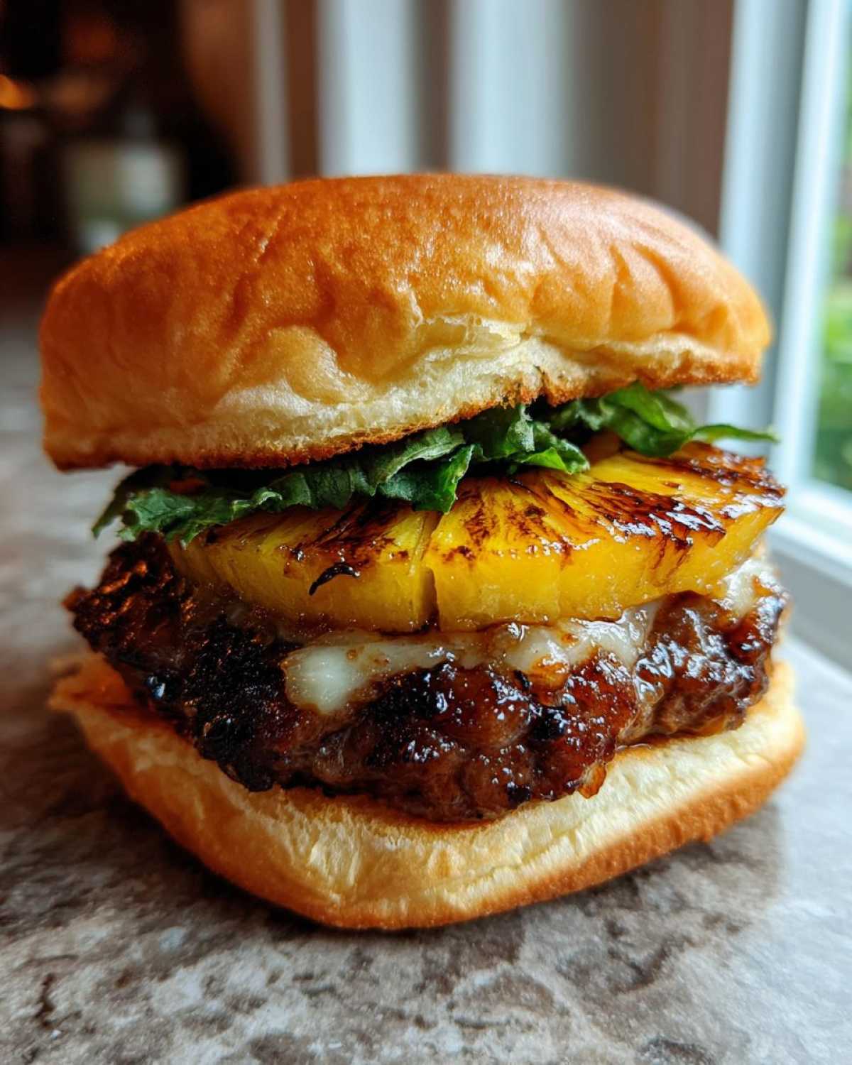 Flame-Kissed Teriyaki Burgers (Hawaiian) - detail 3