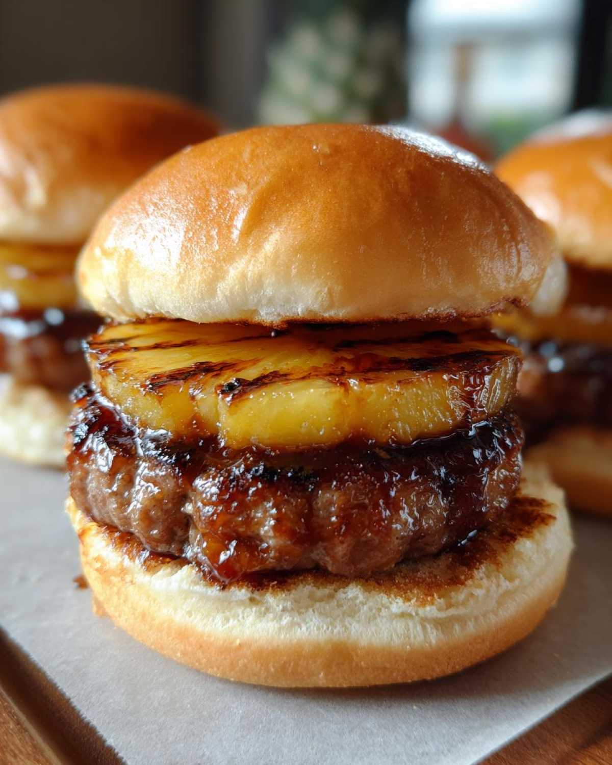 Flame-Kissed Teriyaki Burgers (Hawaiian) - detail 4