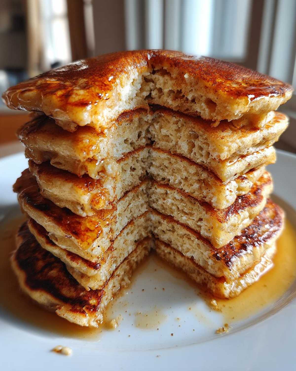 Fluffy Banana Pumpkin Pancakes - detail 1