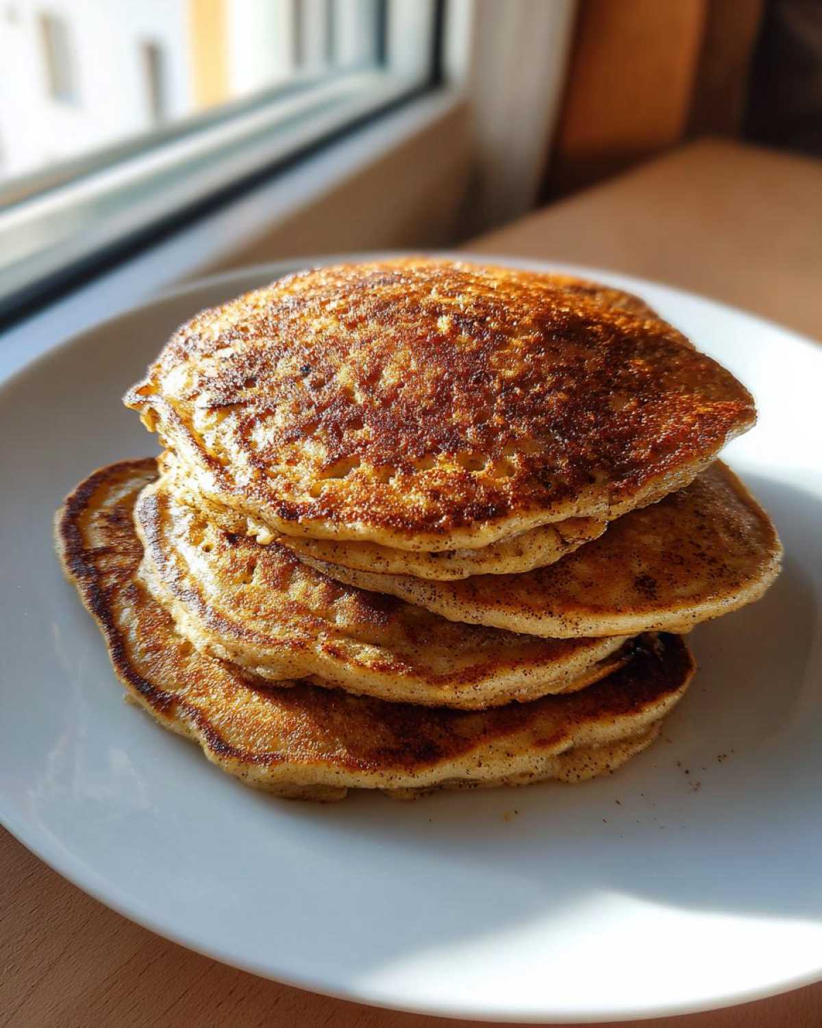 Fluffy Banana Pumpkin Pancakes - detail 3