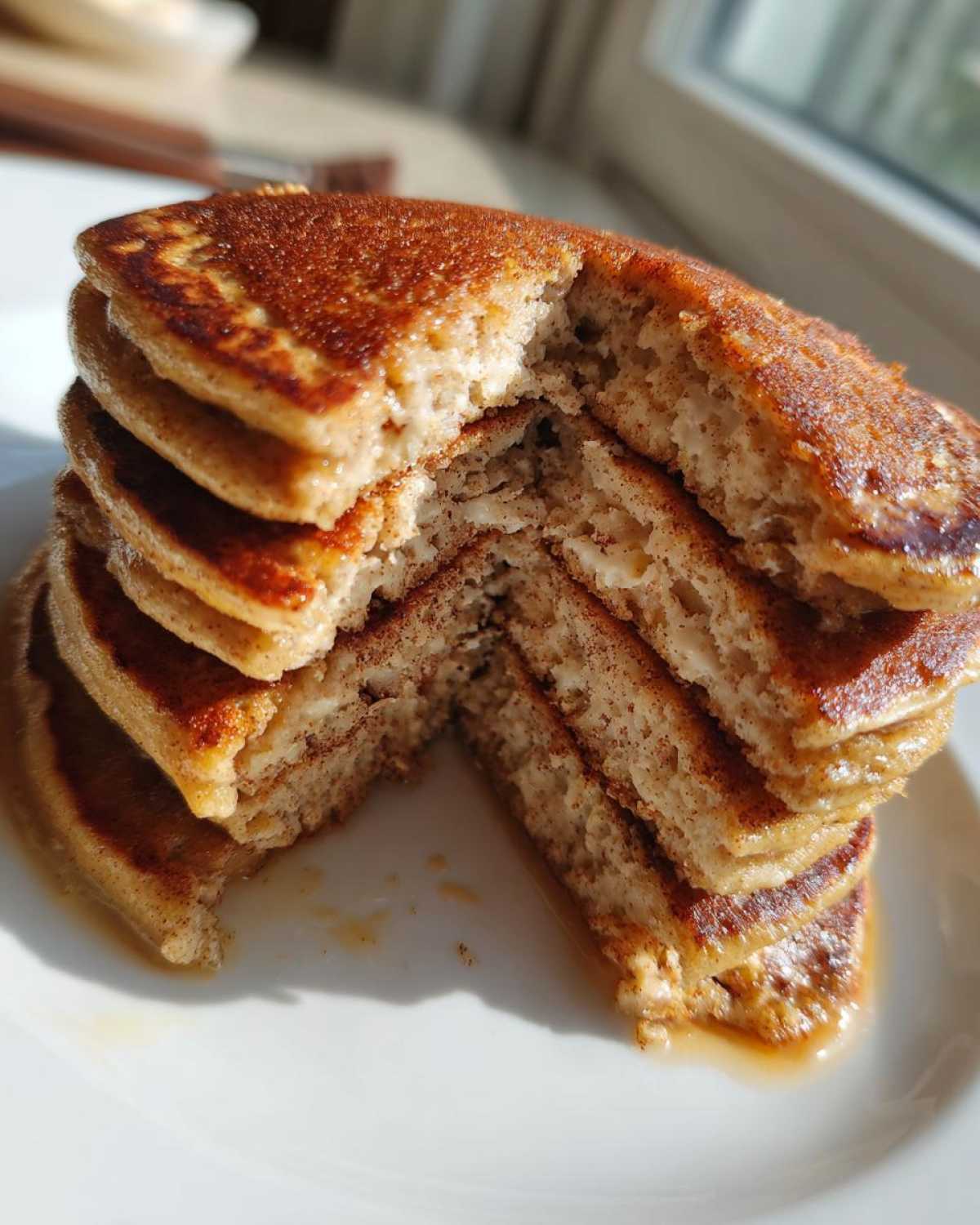 Fluffy Banana Pumpkin Pancakes - detail 4