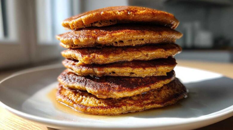 Fluffy Banana Pumpkin Pancakes
