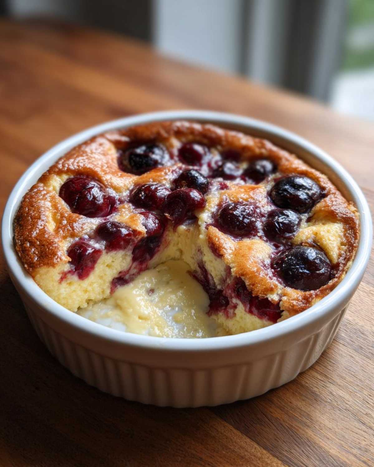 Fresh Cherry Clafoutis - detail 1