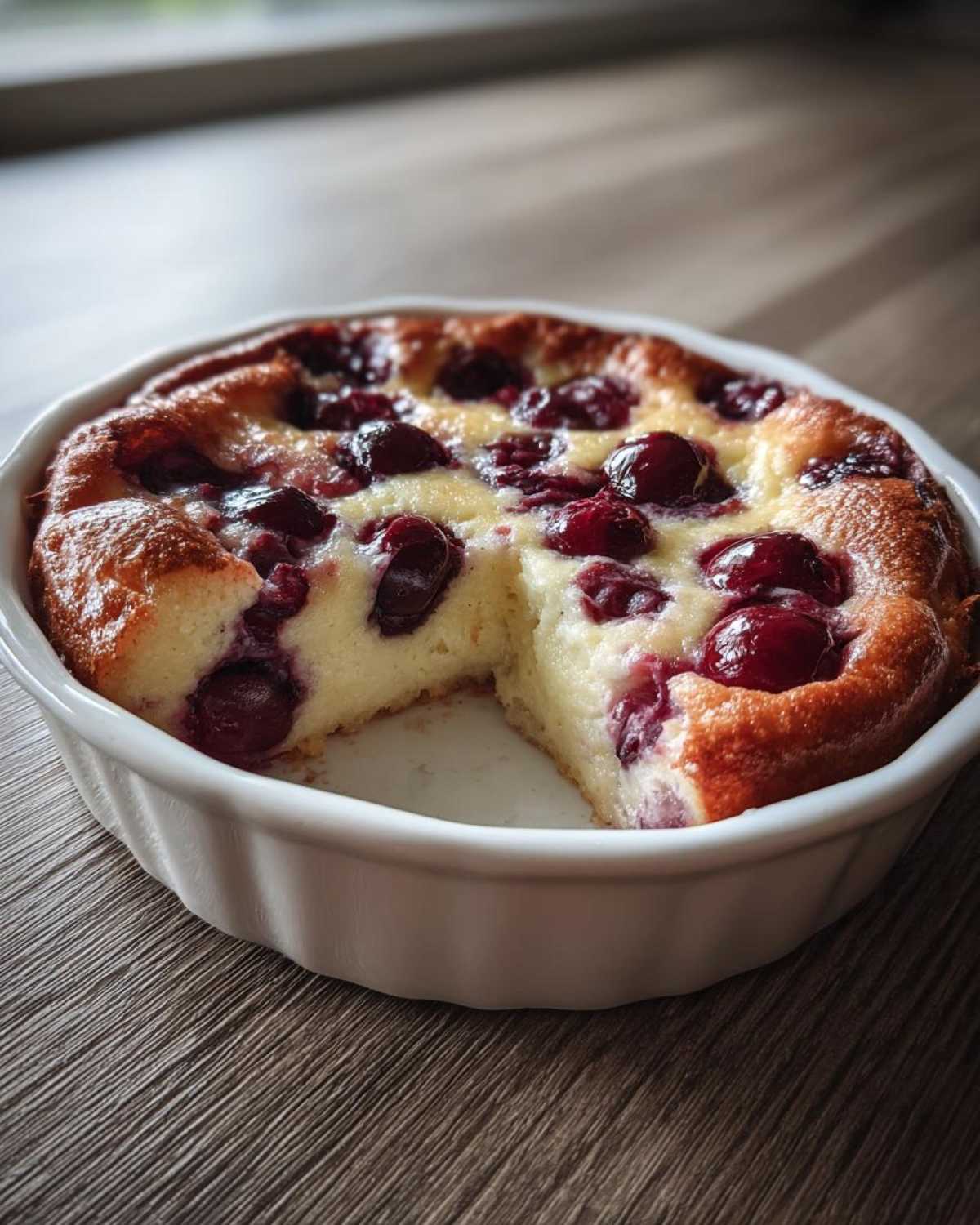 Fresh Cherry Clafoutis - detail 2