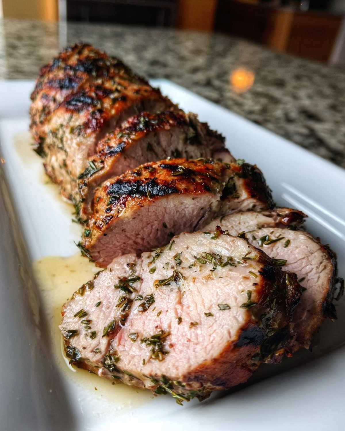 Garlic Herb Grilled Pork Tenderloin - detail 1