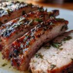 Garlic Herb Grilled Pork Tenderloin