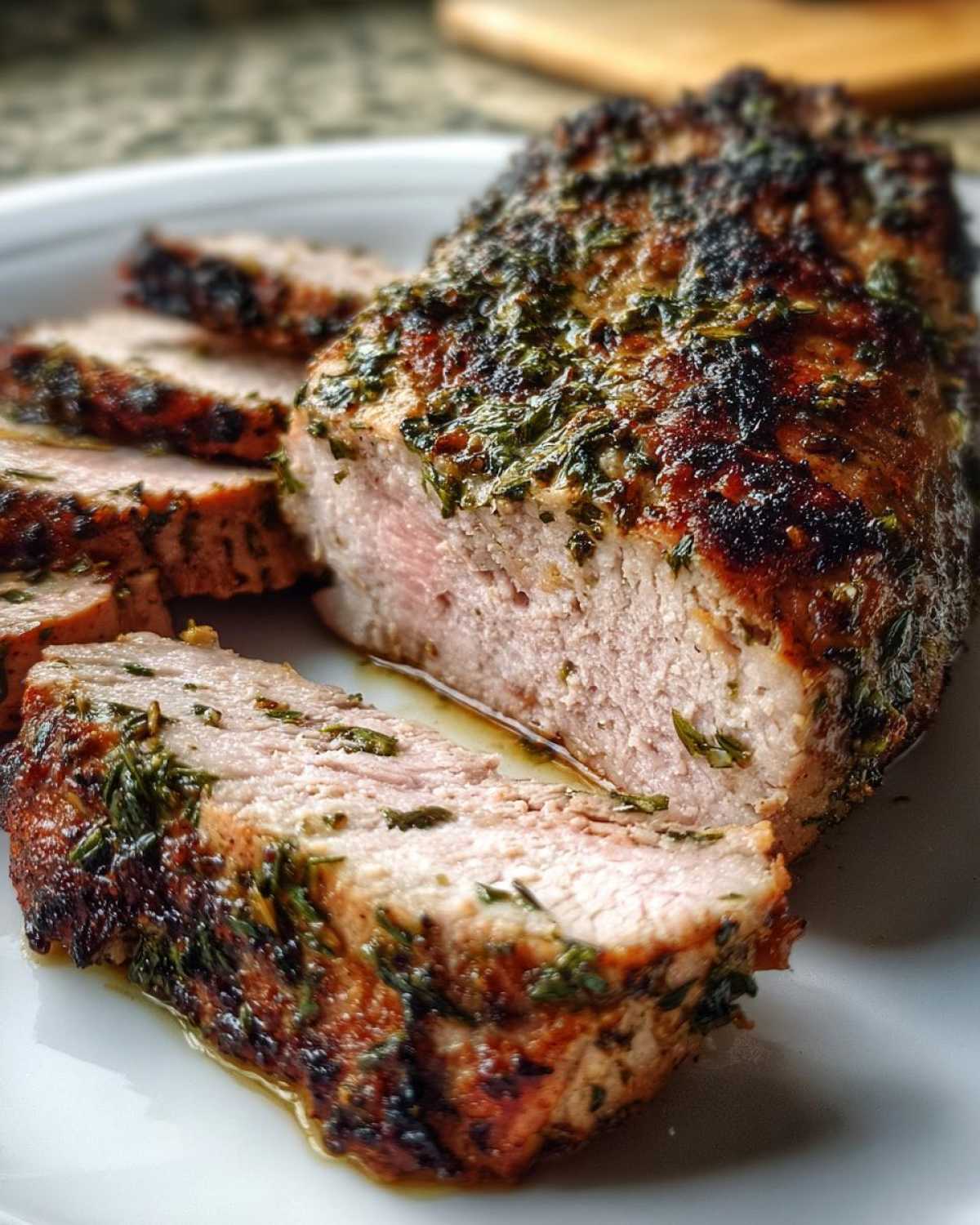 Garlic Herb Grilled Pork Tenderloin - detail 4