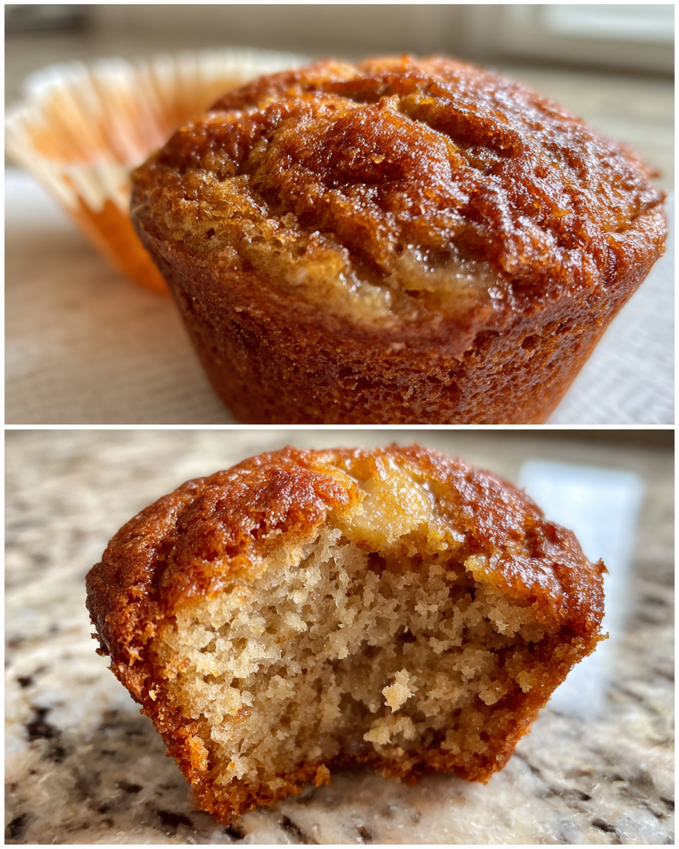 Gluten-free banana muffins - detail 3