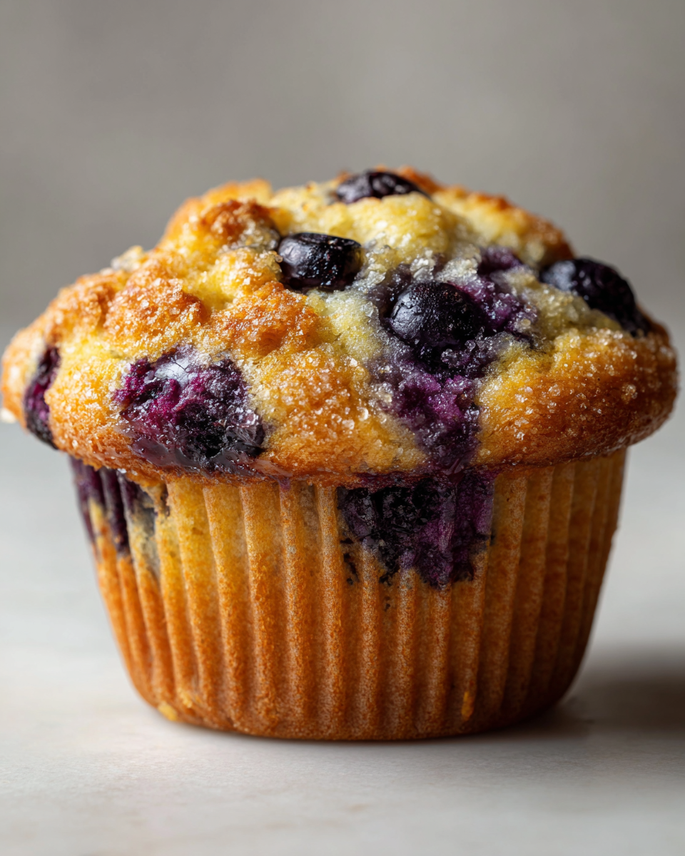 Gluten-free blueberry muffins - detail 1