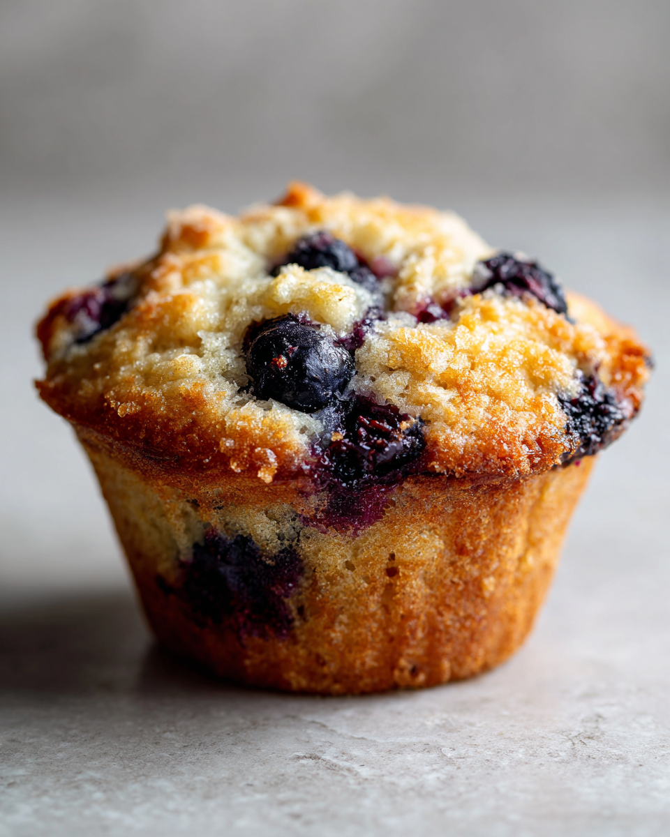 Gluten-free blueberry muffins - detail 2