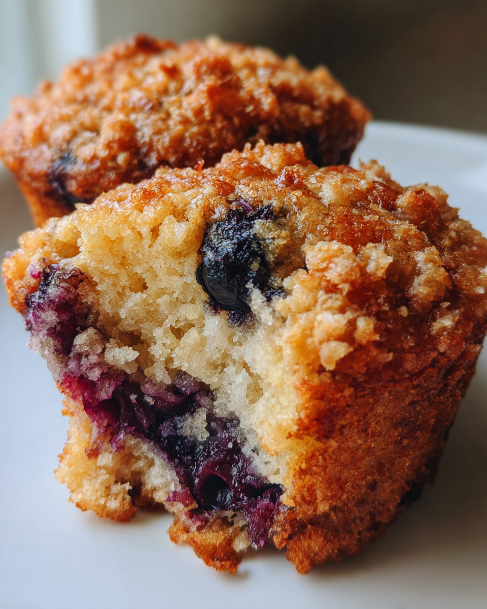 Gluten-free blueberry muffins - detail 3