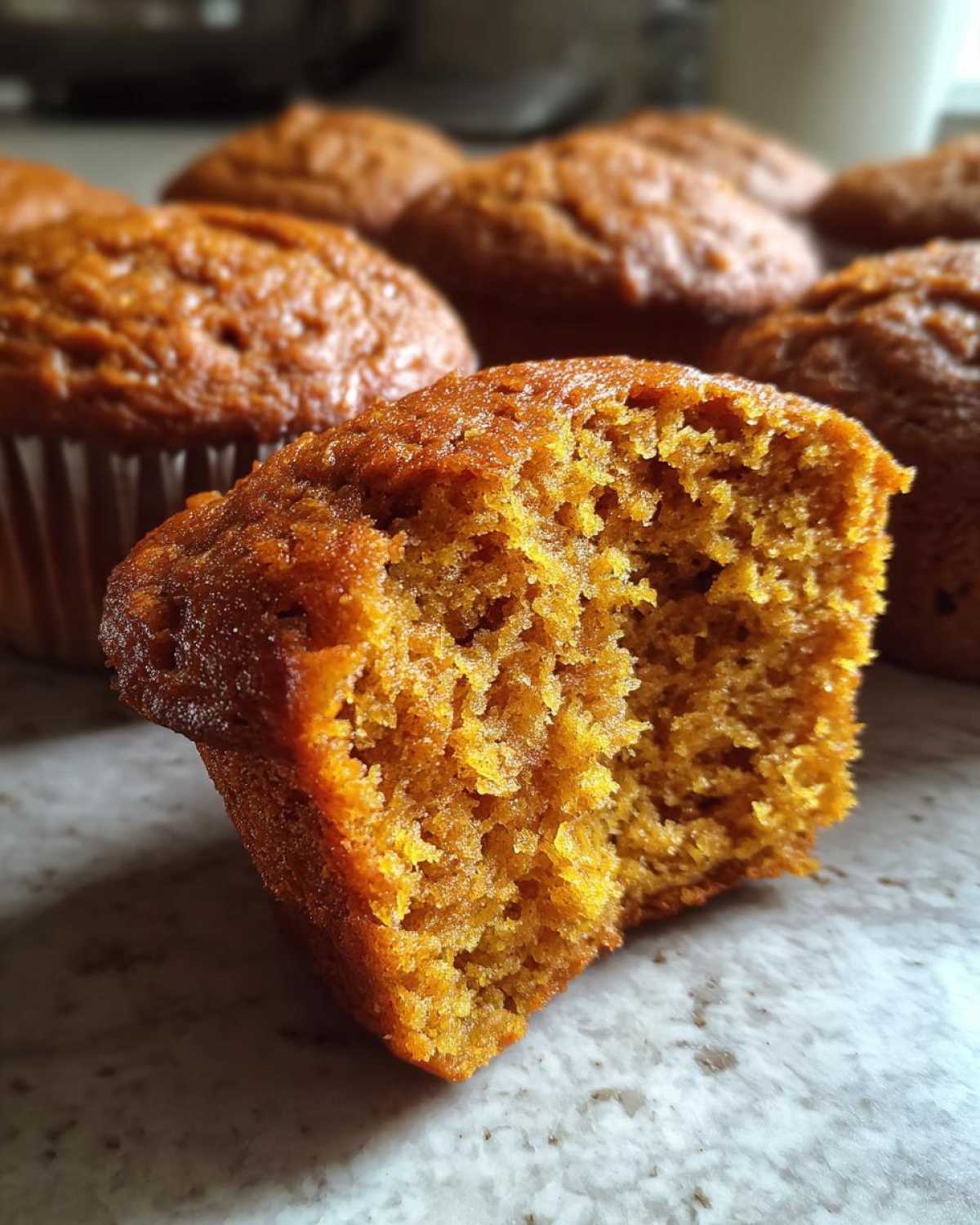 Gluten-free pumpkin muffins - detail 2