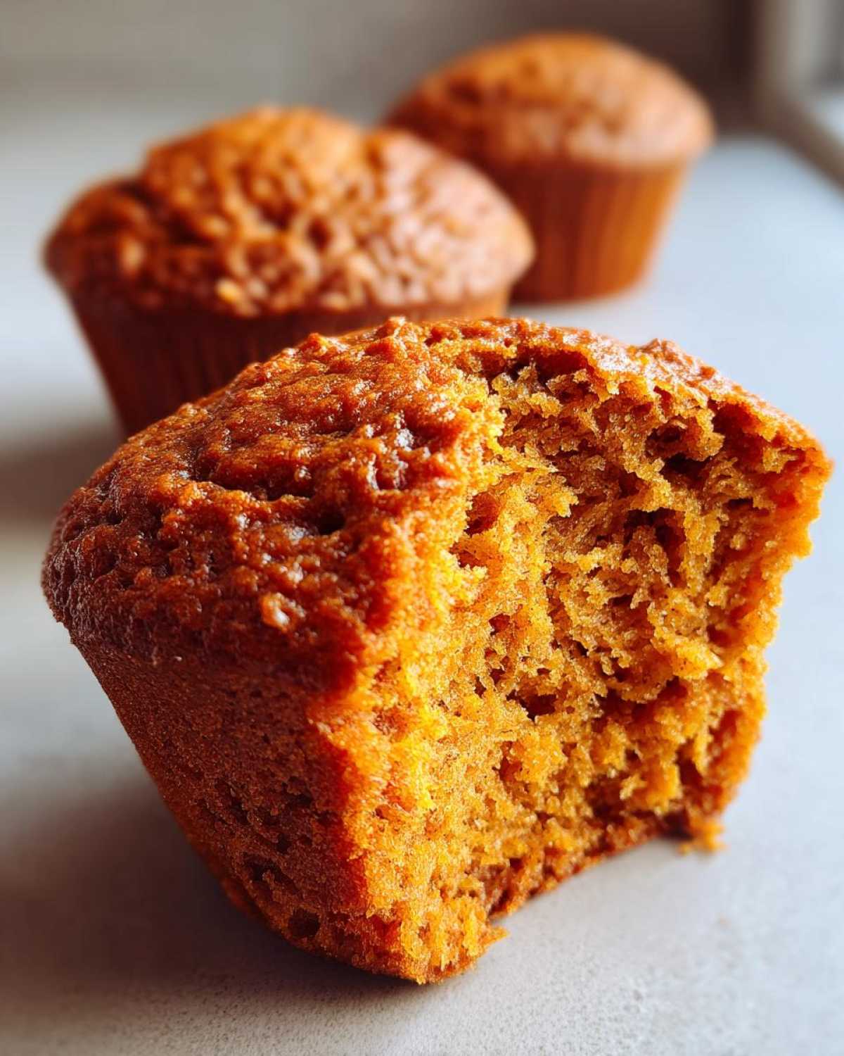 Gluten-free pumpkin muffins - detail 3