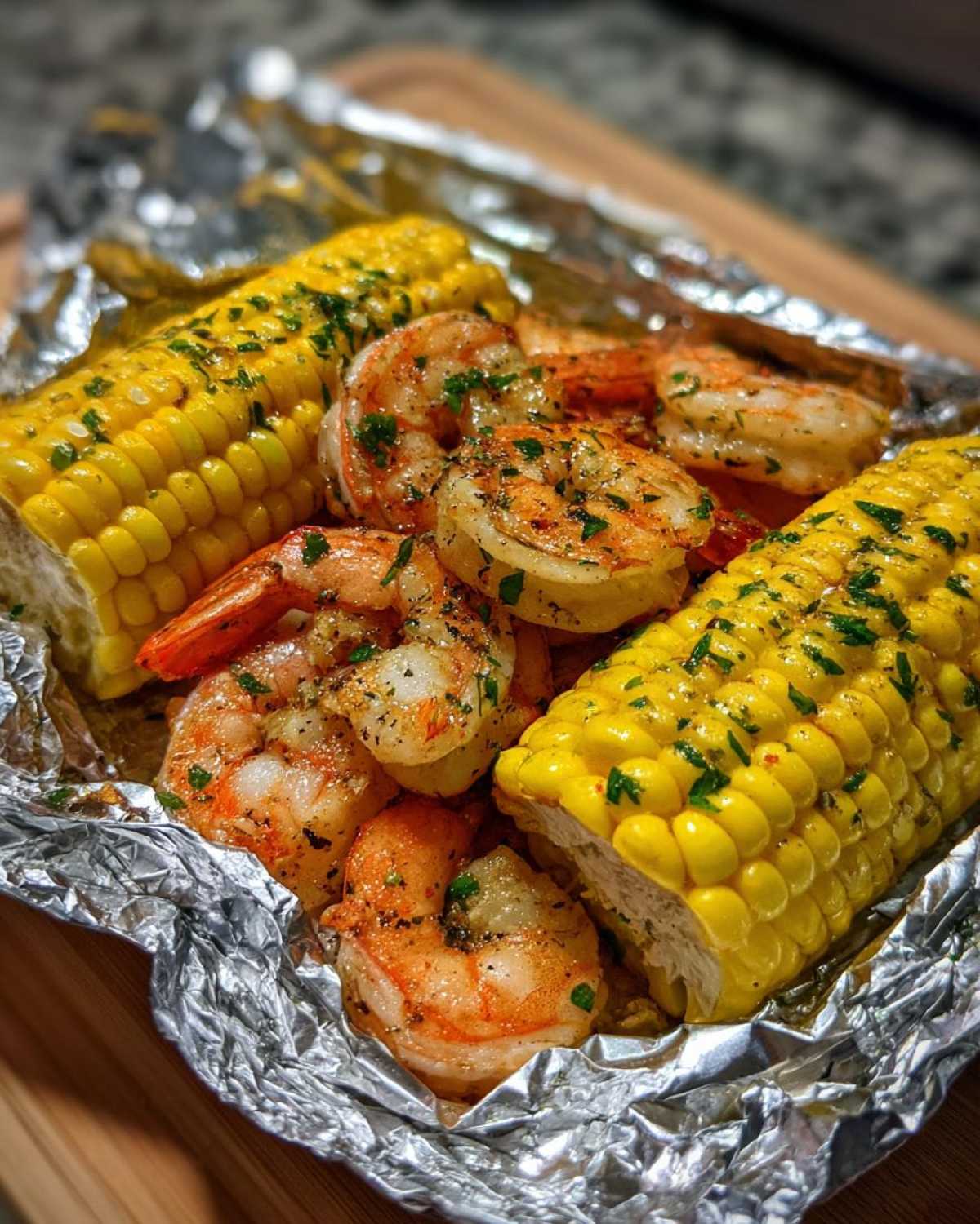 Grilled Shrimp & Corn Foil Packets - detail 4