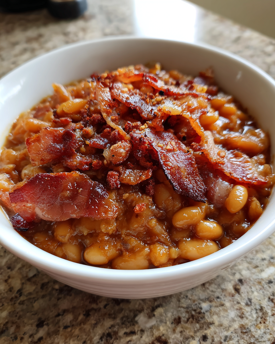Homestyle Baked Beans with Bacon - detail 1