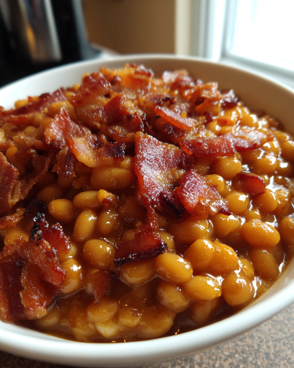 Homestyle Baked Beans with Bacon - detail 2