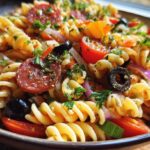 Italian Pasta Salad with Pepperoni