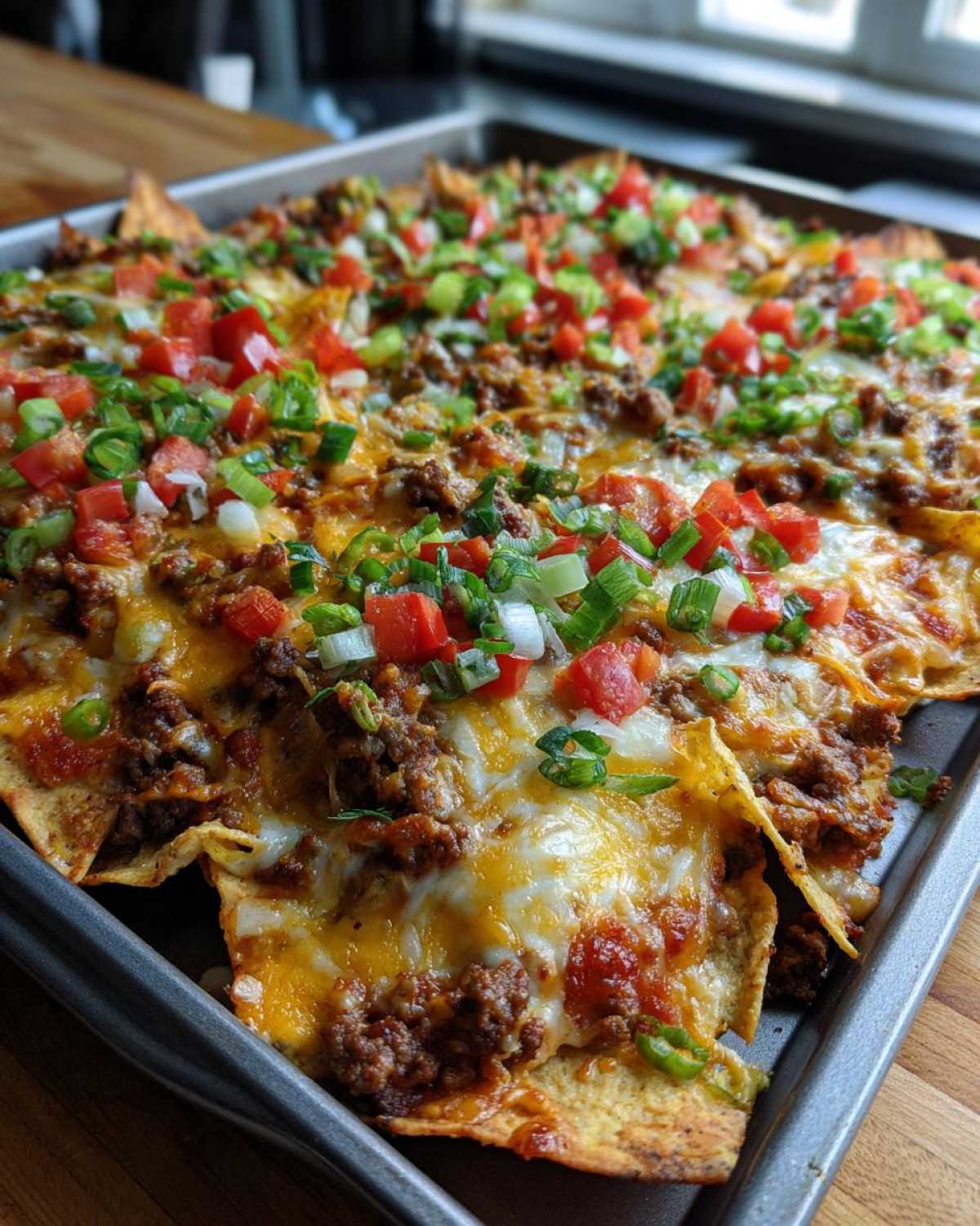 Loaded Sheet Pan Nachos - detail 3