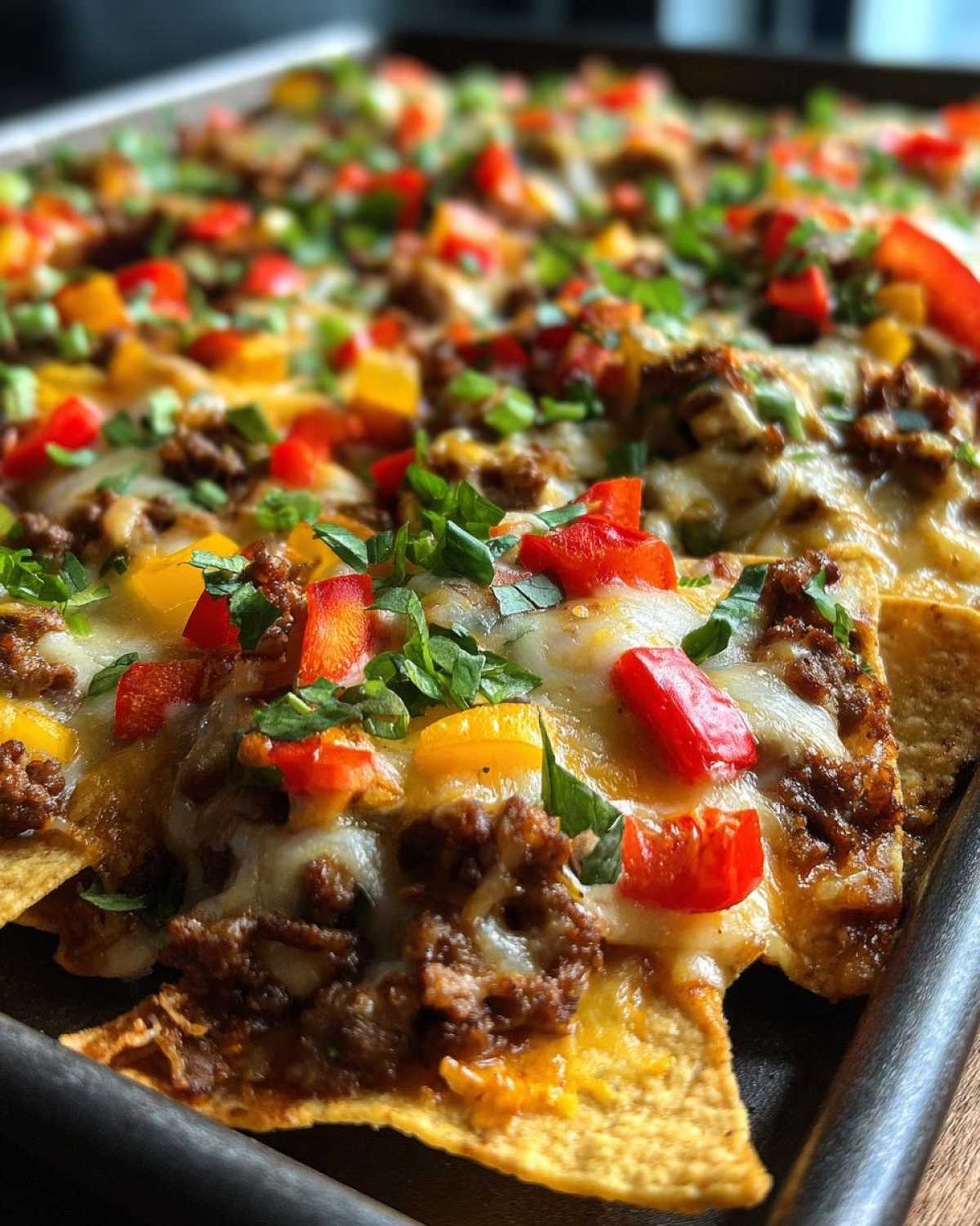 Loaded Sheet Pan Nachos - detail 4