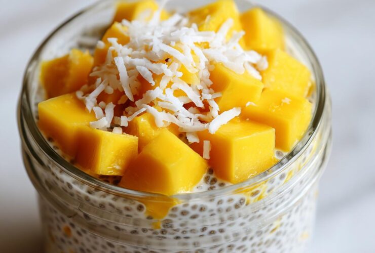 Mango Coconut Chia Pudding