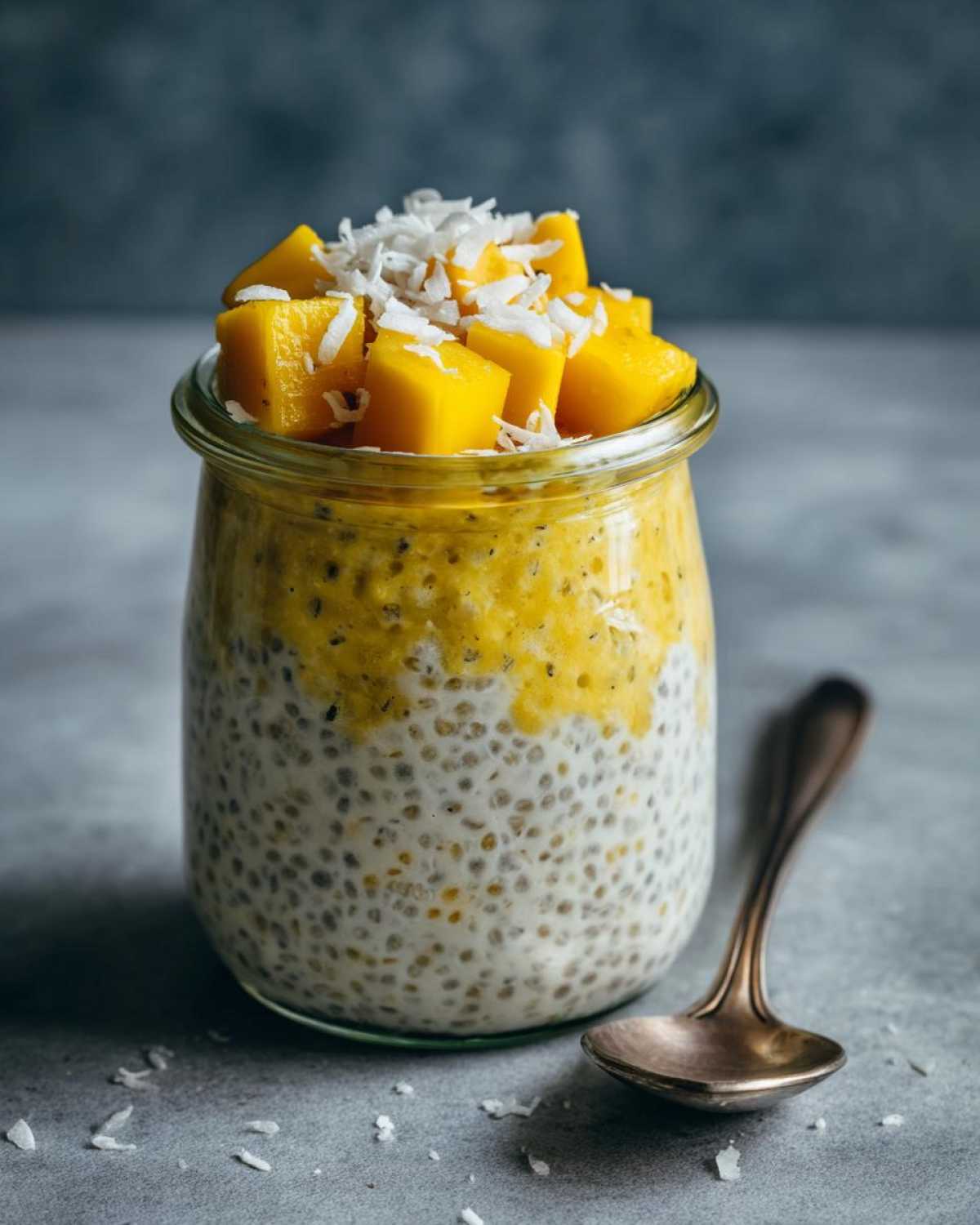 Mango Coconut Chia Pudding - detail 4