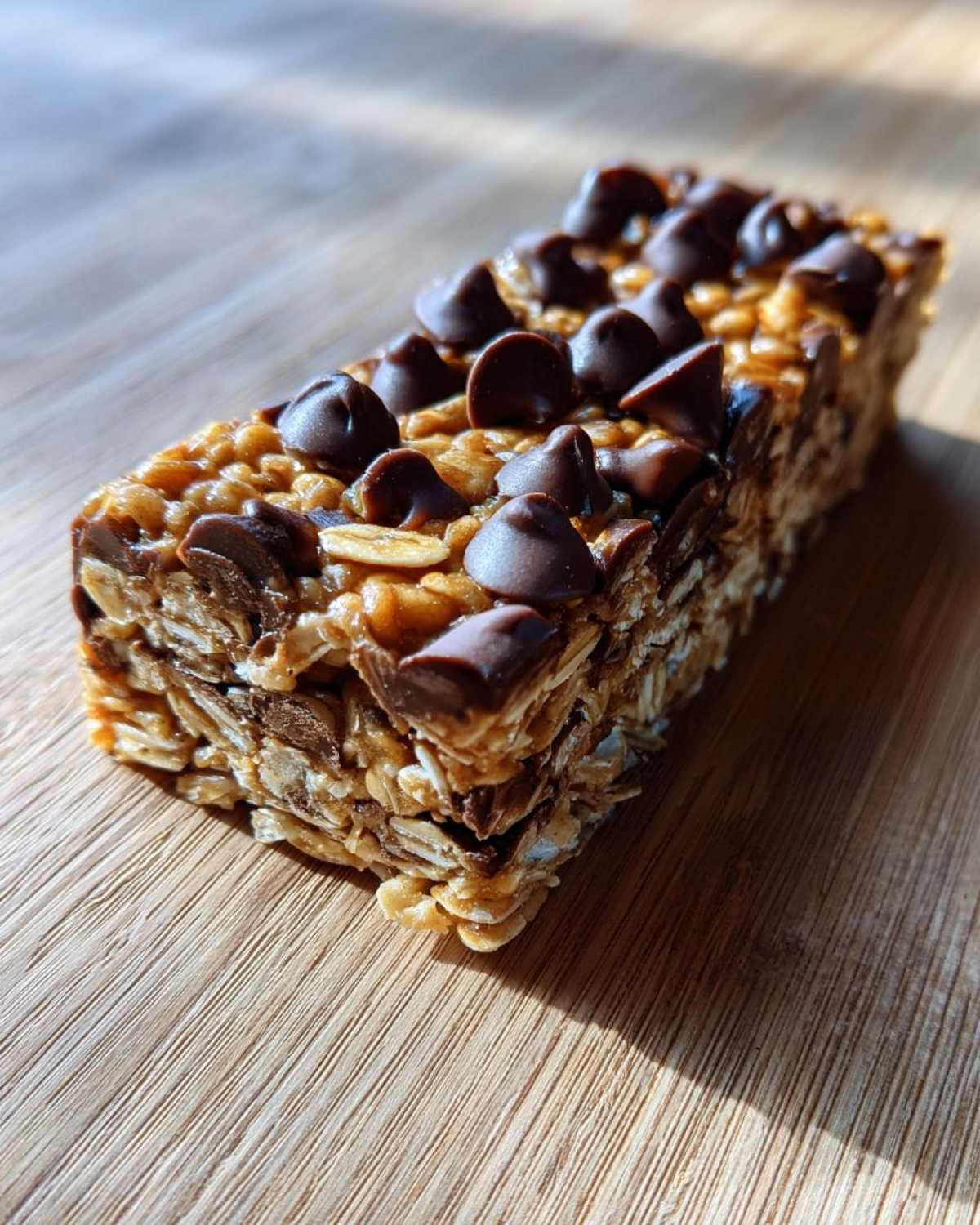 No-Bake Chocolate Chip Granola Bars - detail 2