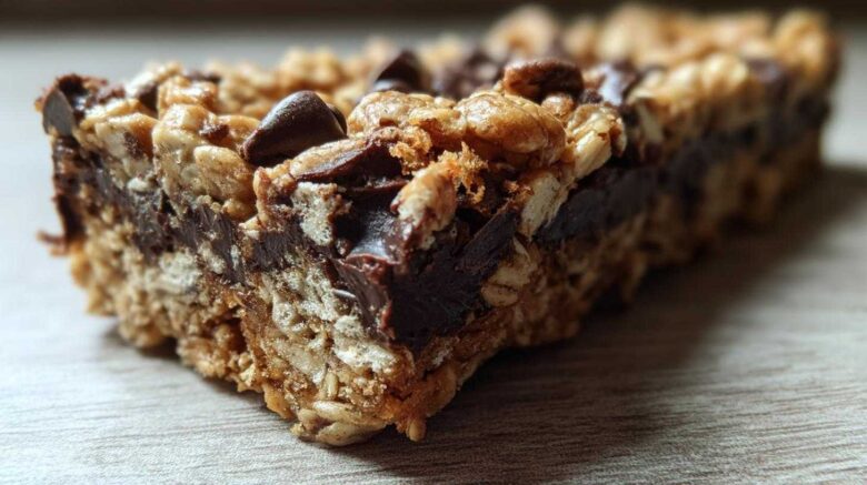 No-Bake Chocolate Chip Granola Bars