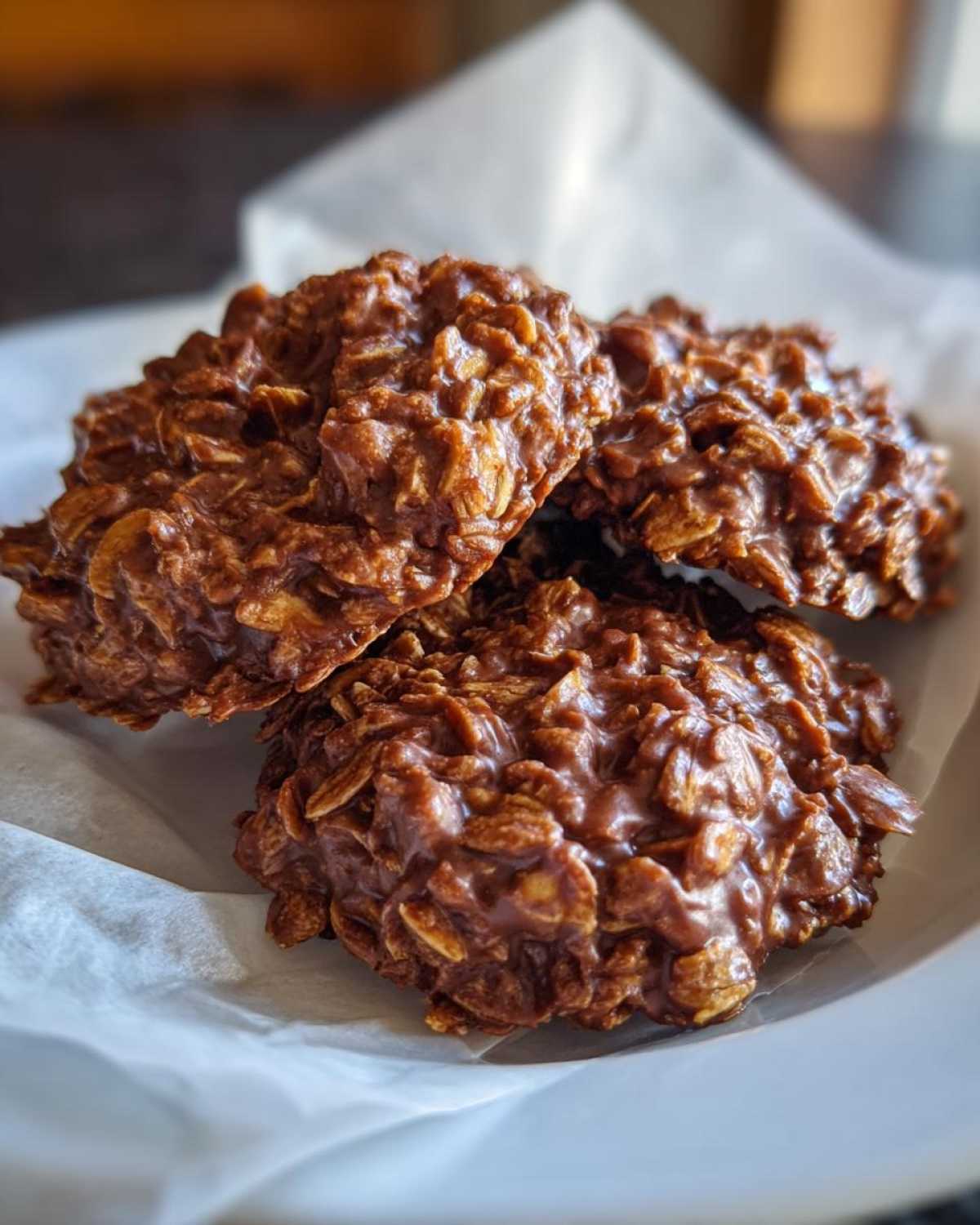 No-Bake Chocolate Oatmeal Cookies - detail 1