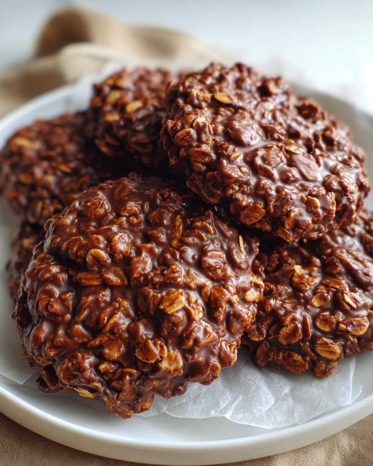 No-Bake Chocolate Oatmeal Cookies - detail 4