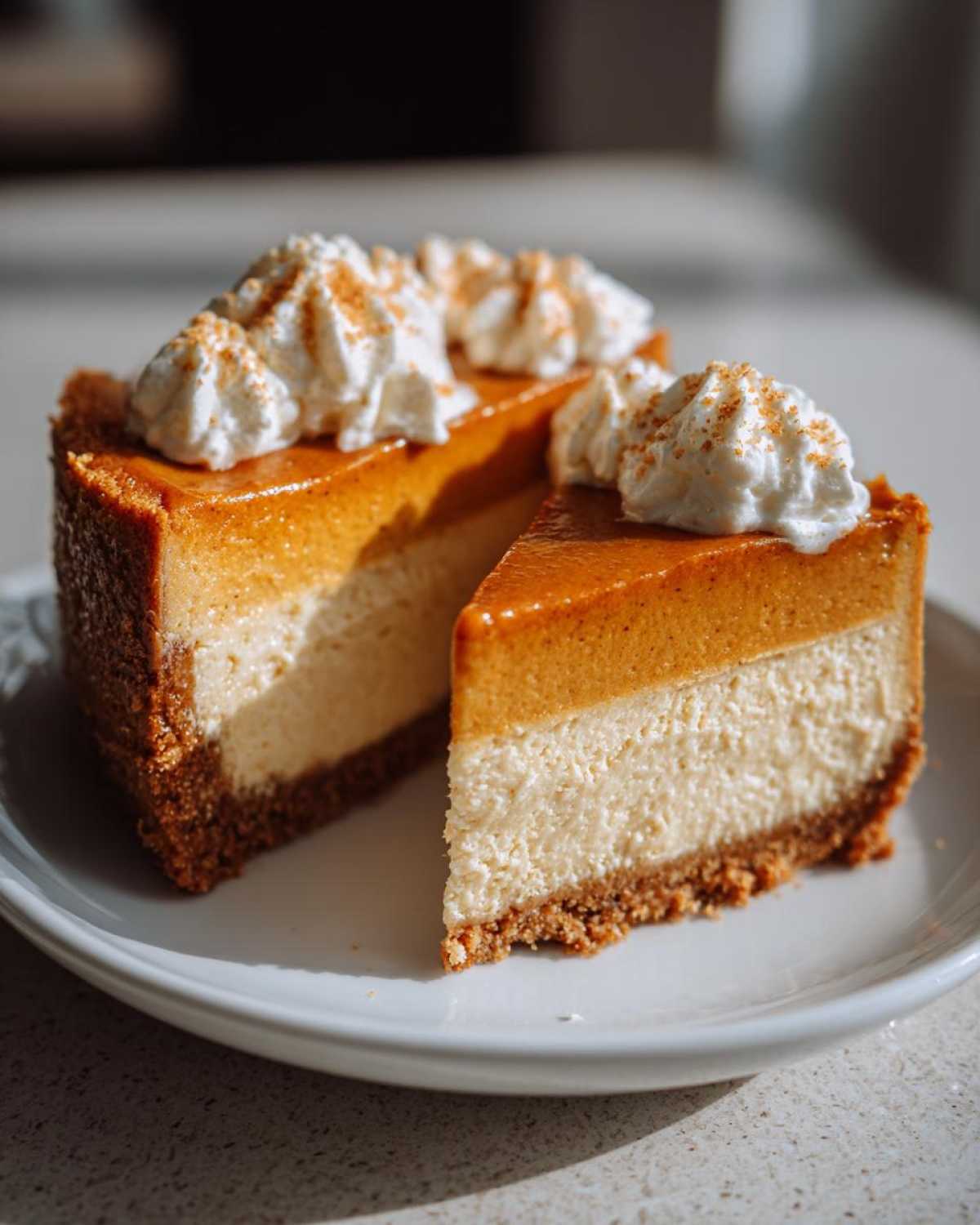 No-Bake Pumpkin Pie Cheesecake - detail 3