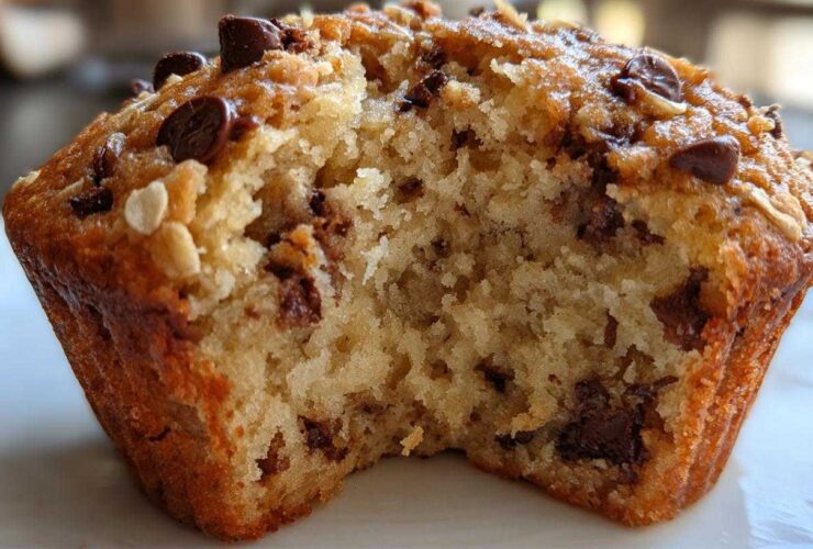 Oatmeal chocolate chip muffins