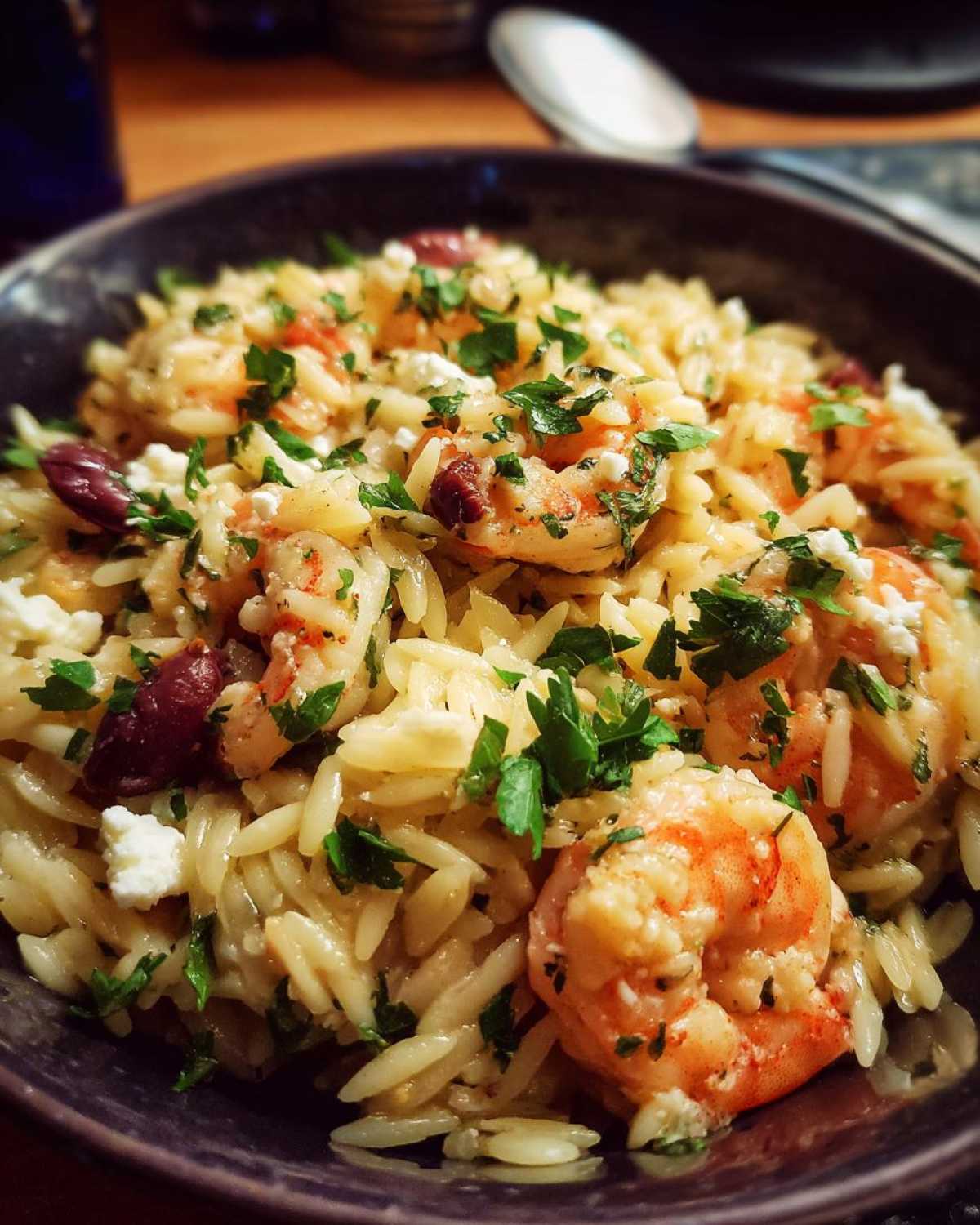 One-Pan Mediterranean Shrimp Orzo - detail 1