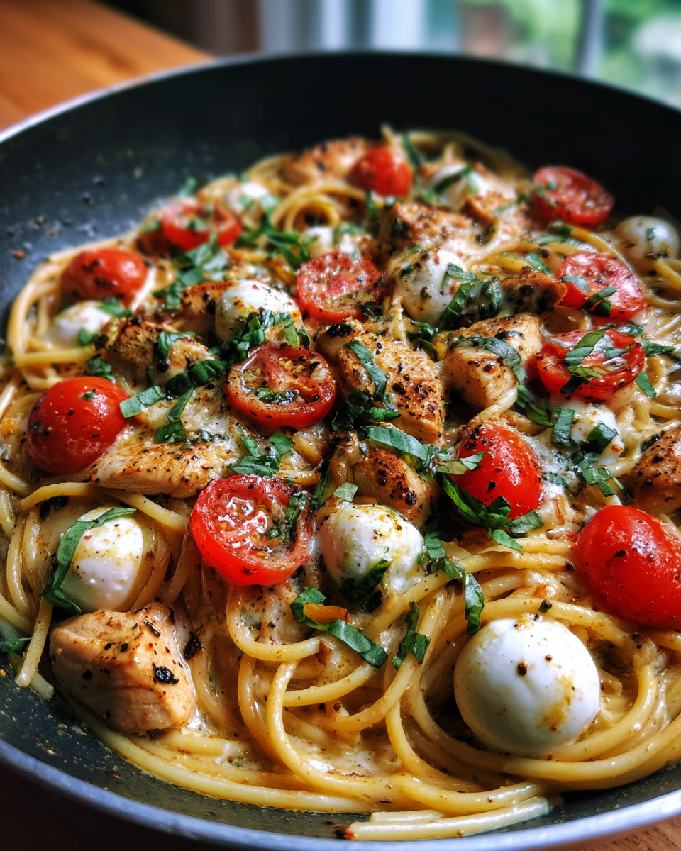 One-Pot Caprese Chicken Pasta - detail 1