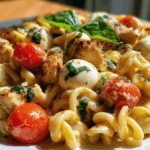 One-Pot Caprese Chicken Pasta