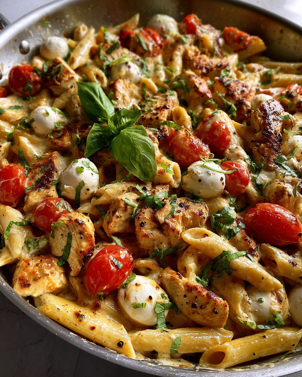 One-Pot Caprese Chicken Pasta - detail 3