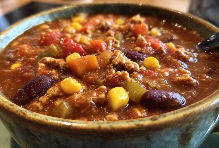 Overnight Turkey & Veggie Chili