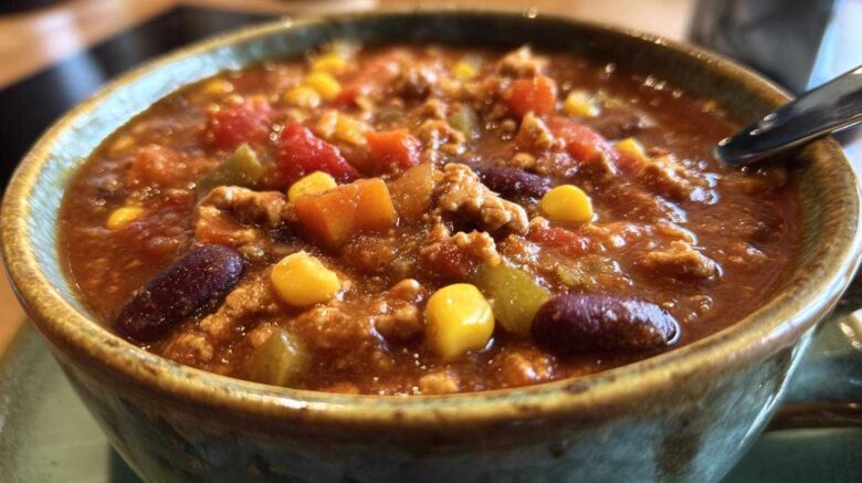 Overnight Turkey & Veggie Chili