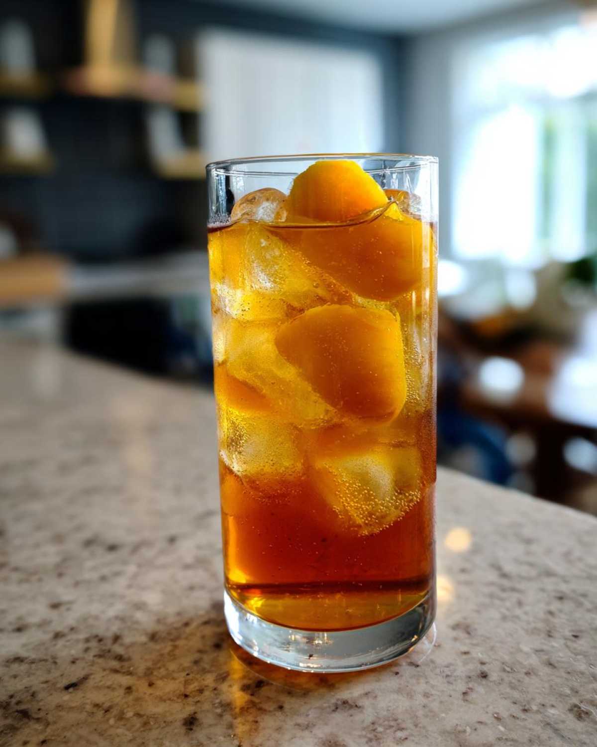 Peach Iced Tea with Fresh Peach Syrup - detail 2