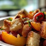 Peach & Tomato Panzanella